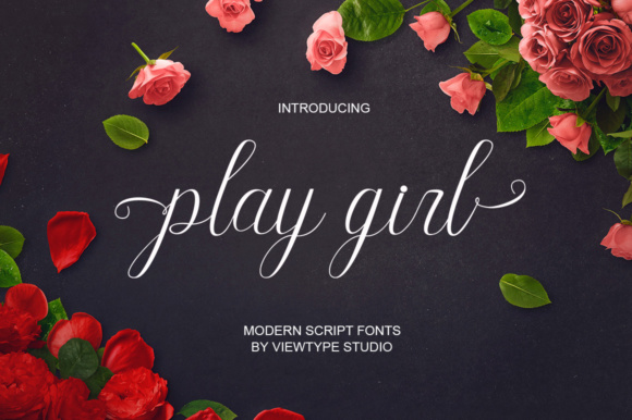 Play Girl Font Poster 1