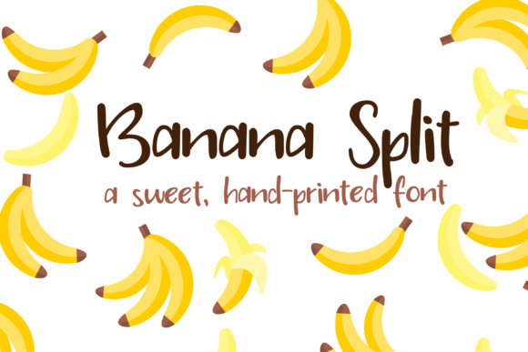 PN Banana Split Font Poster 1