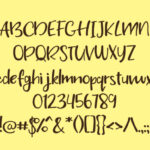 PN Banana Split Font Poster 2