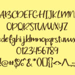 PN Banana Split Font Poster 2