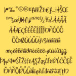 PN Banana Split Font Poster 3