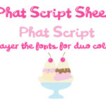 PN Phat Script Sheen Duo Font Poster 6