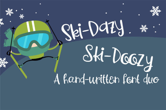 PN Ski-Doozy and Ski-Dazy Font Duo Font