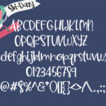 PN Ski-Doozy and Ski-Dazy Font Duo Font Poster 5