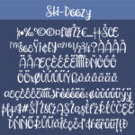 PN Ski-Doozy and Ski-Dazy Font Duo Font Poster 8