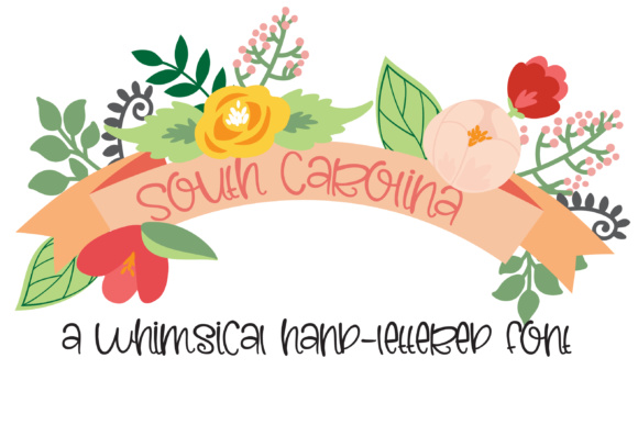 PN South Carolina Font Poster 1