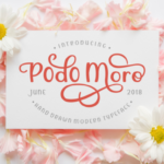 Podo Moro Font Poster 1