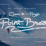 Point Break Font Poster 1