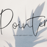 Pointer Font Poster 1