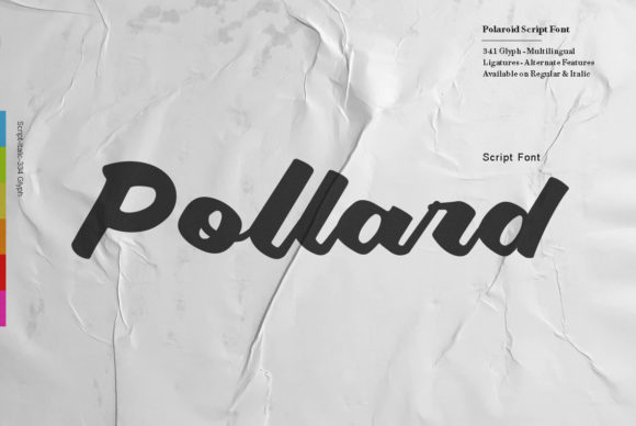 Pollard Script Font Poster 1