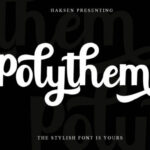 Polythem Font Poster 1