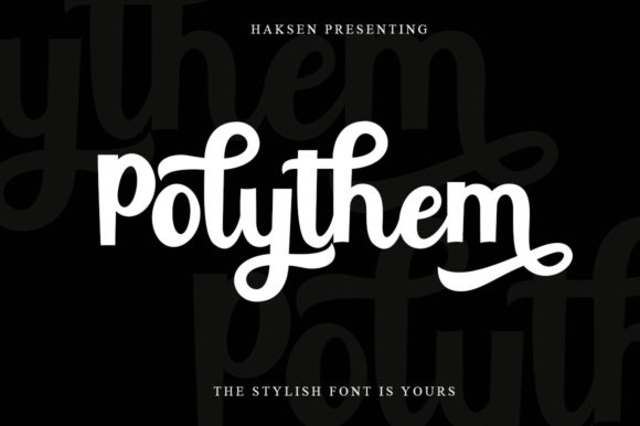 Polythem Font Poster 1