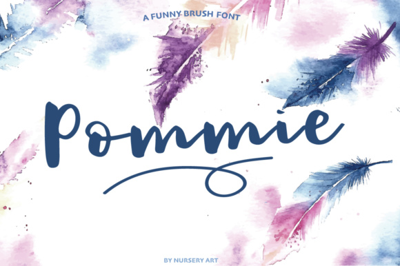 Pommie Font Poster 1