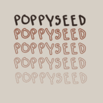 Poppy Seed Font Poster 2