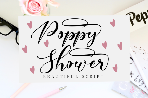 Poppy Shower Font