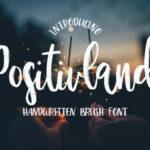 Positivland Font Poster 1