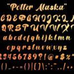 Potter Alaska Font Poster 5