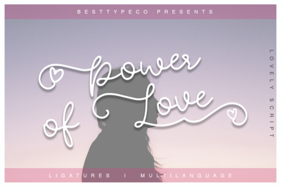 Power of Love Font Power of Love Font Poster 1
