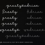 Presty Font Poster 2