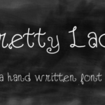 Pretty Lady Font Poster 1