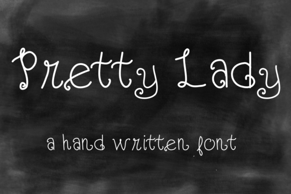 Pretty Lady Font Poster 1