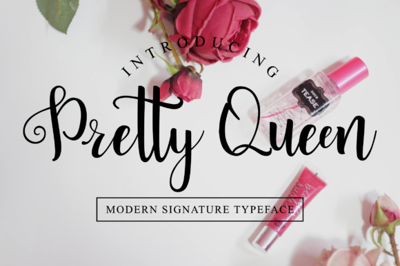 Pretty Queen Font Poster 1
