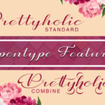 Prettyholic Font Poster 2