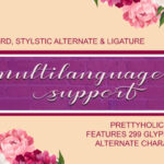 Prettyholic Font Poster 5