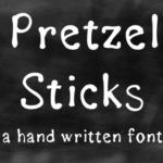 Pretzel Sticks Font Poster 1