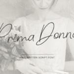 Prima Donna Font Poster 1