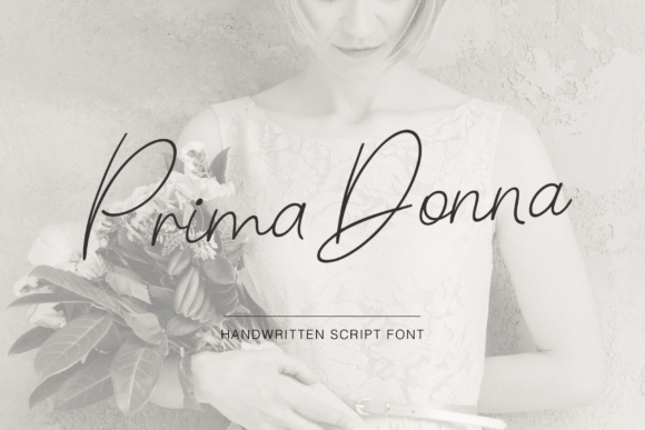 Prima Donna Font Poster 1