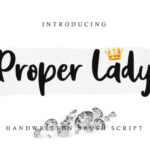 Proper Lady Font Poster 1