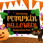 Pumpkin Helloween Font Poster 1
