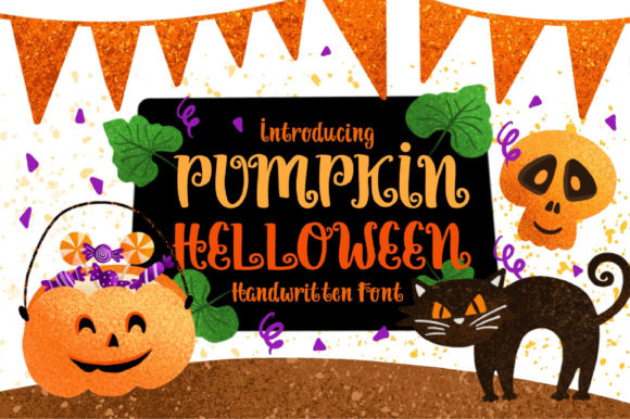 Pumpkin Helloween Font Poster 1