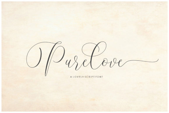 Purelove Font Poster 1