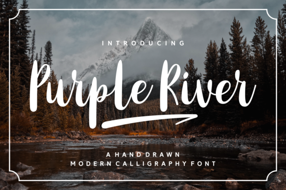 Purple River Font