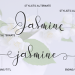 Putih Jasmine Duo Font Poster 9