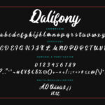 Qalifony Font Poster 7