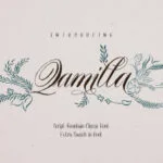 Qamilla Font Poster 1