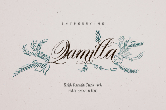 Qamilla Font Poster 1