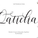 Qatielia Family Font Poster 1