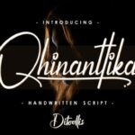 Qhinanttika Font Poster 1