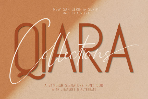 Qiara Duo Font Poster 1