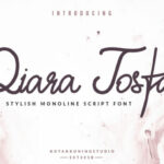 Qiara Tosfa Font Poster 1