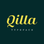 Qilla Font Poster 1