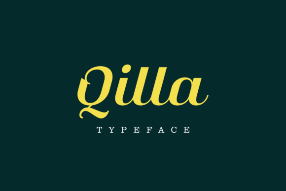 Qilla Font Poster 1