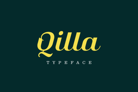 Qilla Font Qilla Font Poster 1