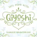 Qiyoshi Font Poster 1
