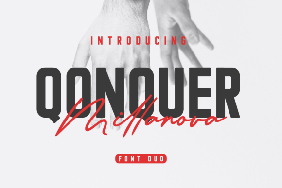 Qonquer Millanova Duo Font Poster 1