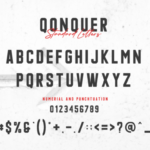 Qonquer Millanova Duo Font Poster 11